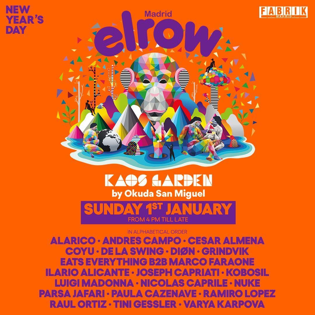 Parsa Jafari @ Elrow (Fabrik) Madrid, Spain.